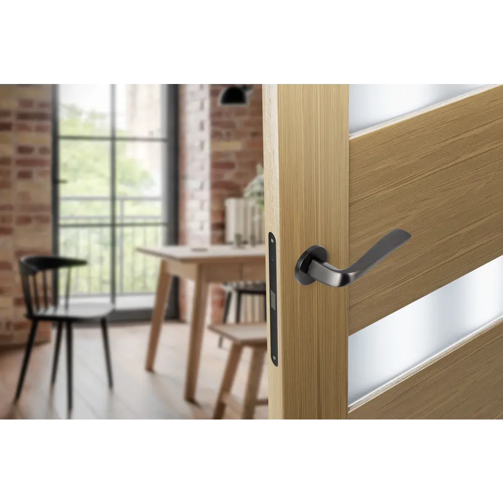 Дверные ручки Edson EDS-85B-R2 графит для межкомнатных дверей 85169292 STLM-0059360 - Вид №7