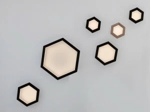 hollis+morris Настенный светильник из массива дерева Hexagon