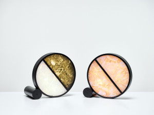 Стеклянная светодиодная настольная лампа