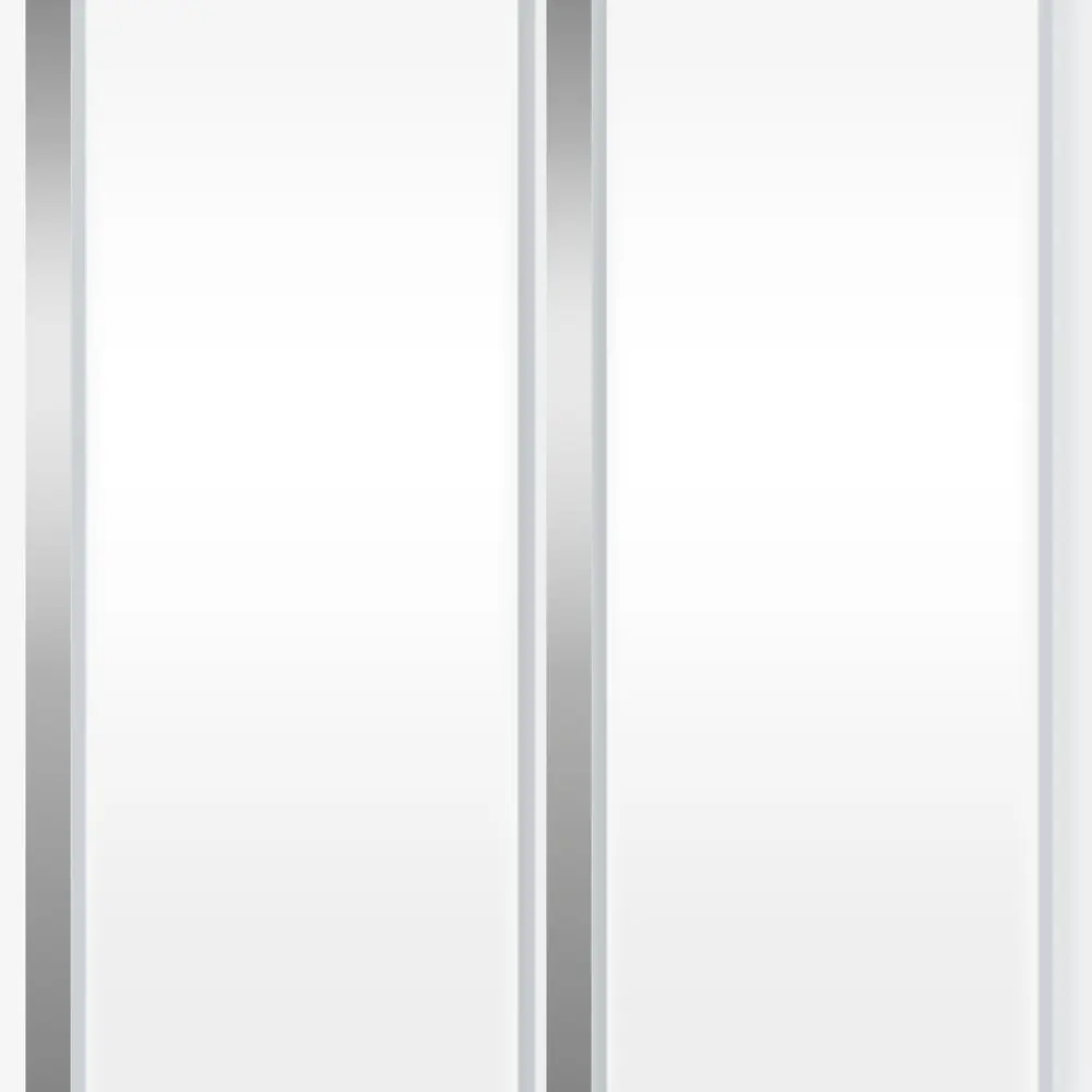 Потолочная панель ПВХ белый/хром 3000x200x8 мм FINEBER STLM-2106478 - Вид №2