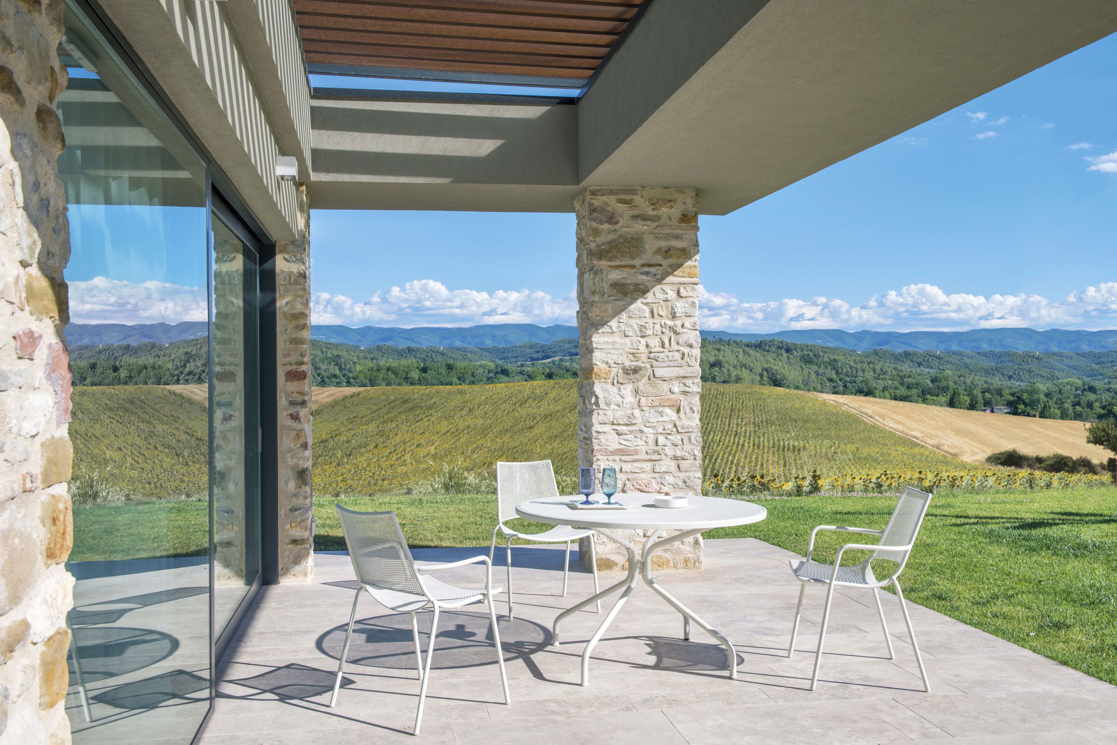 Стальной штабелируемый садовый стул emu крыло ARCH-00056884 - Вид №9