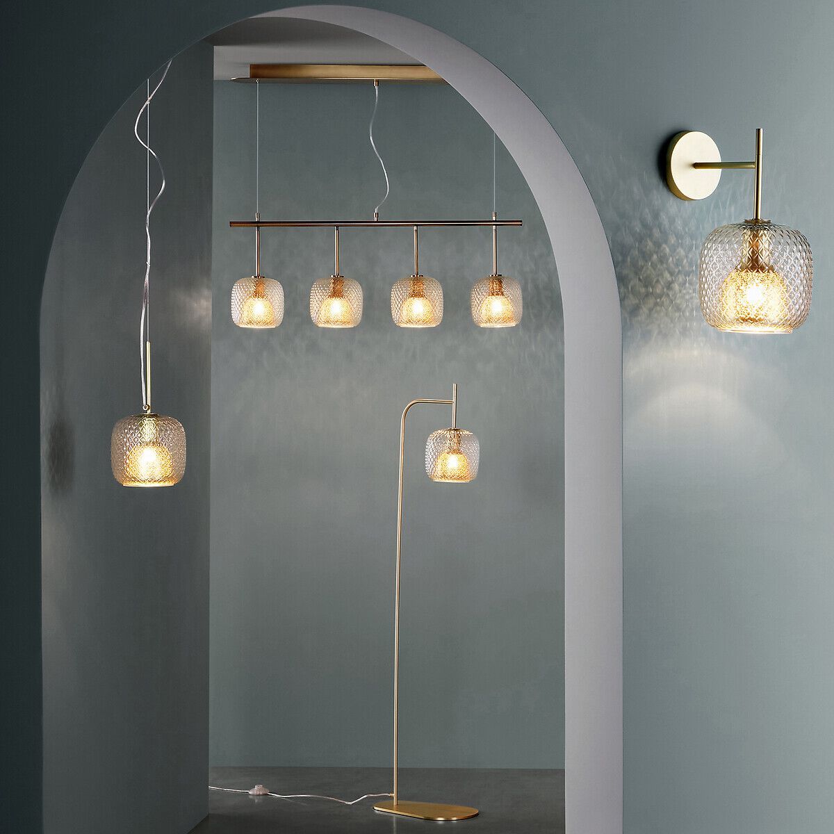 Стеклянный подвесной светильник AMPM Mistinguett ARCH-00087824 - Вид №7