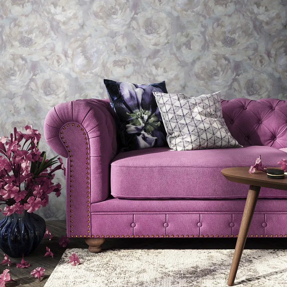 Обои флизелиновые Inspire Peony бежевые 1.06 м Bohemia 6 STLM-2000568 - Вид №2