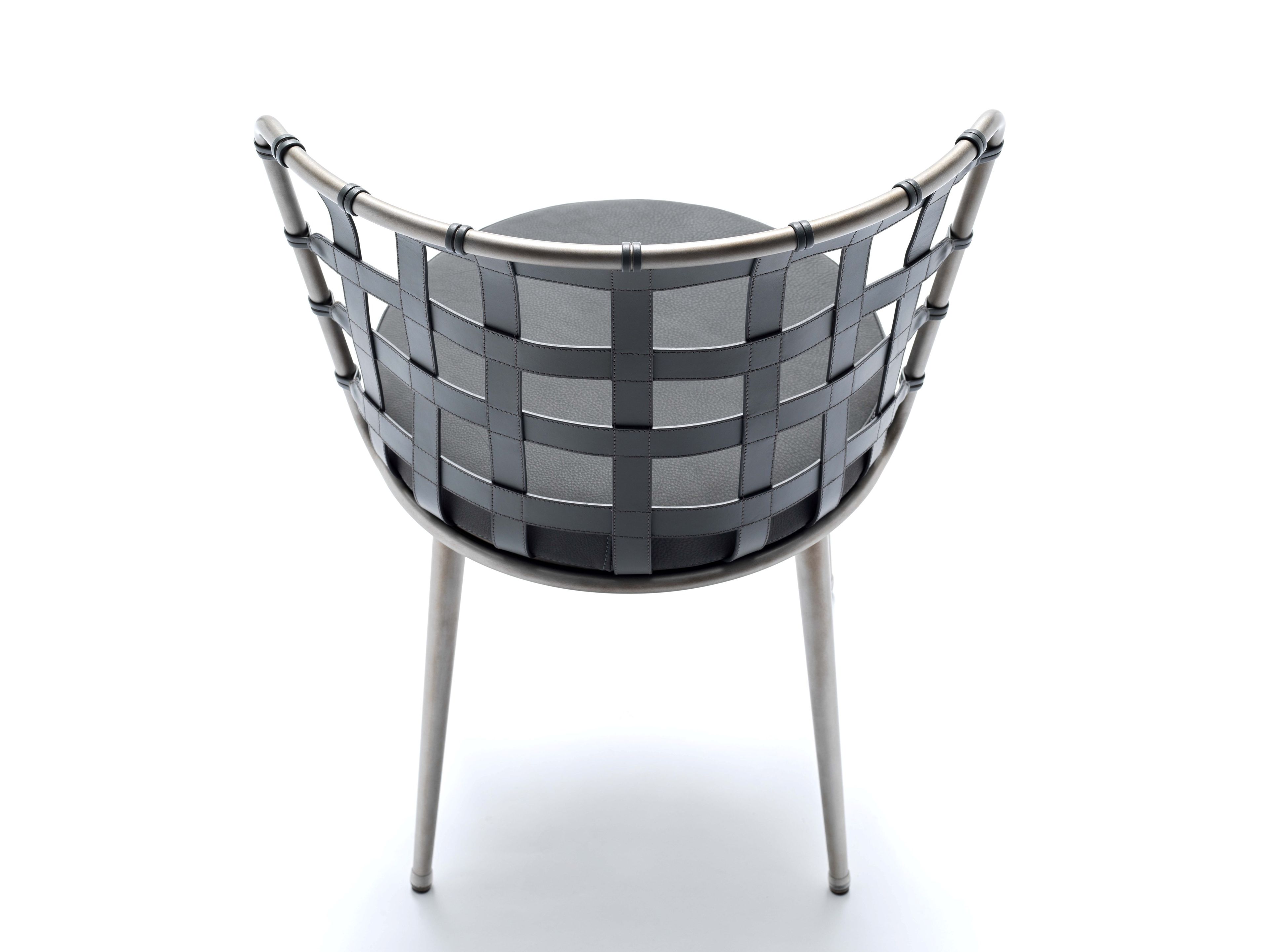 Стальной стул с мягким сиденьем Fasem Lola ARCH-00141346 - Вид №10