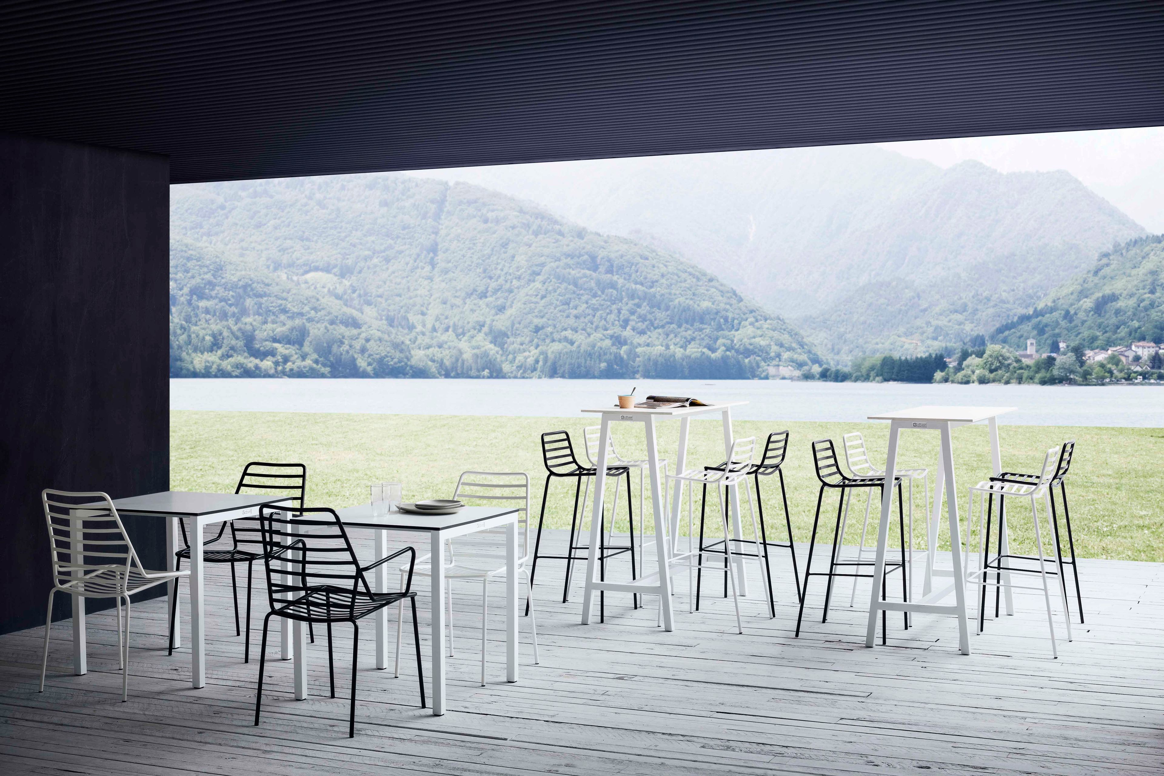 Металлический штабелируемый стул GABER ссылка ARCH-00038975 - Вид №5