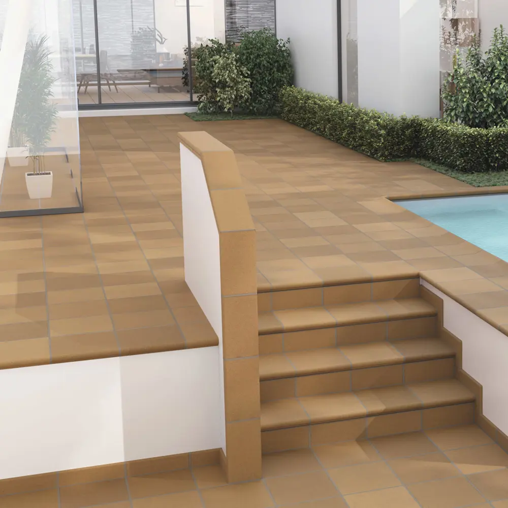 Клинкерная плитка Gresan Natural Base 33x33 см 0.76 м² цвет коричневый 12837908 STLM-2140022 Santreyd 