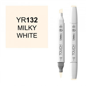 366975 Маркер "Brush" 132, молочный белый Touch Twin