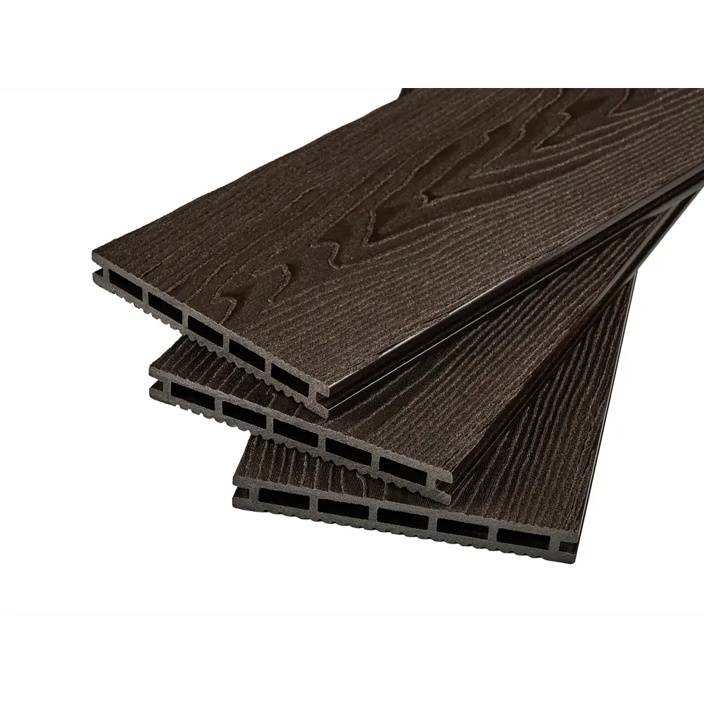 Террасная доска ДПК Groentec Береза цвет Венге 3000x150x18 мм 0.45 м² STLM-2150442