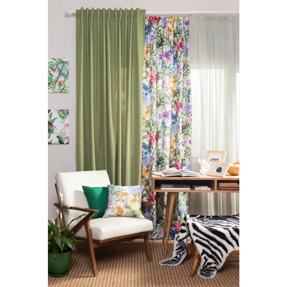 Подушка декоративная «Природа» 40х40 см цвет зелёный SEASONS STLM-2111871 - Вид №9