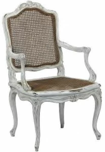ASTELLO Деревянный стул в стиле Людовика xv с подлокотниками