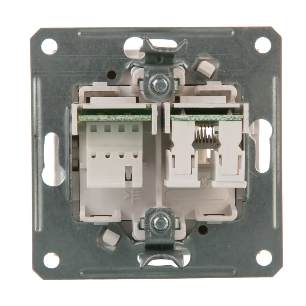 Розетка компьютерная Schneider Electric W59, компьютер/телефон, цвет бежевый STLM-2005286 - Вид №1