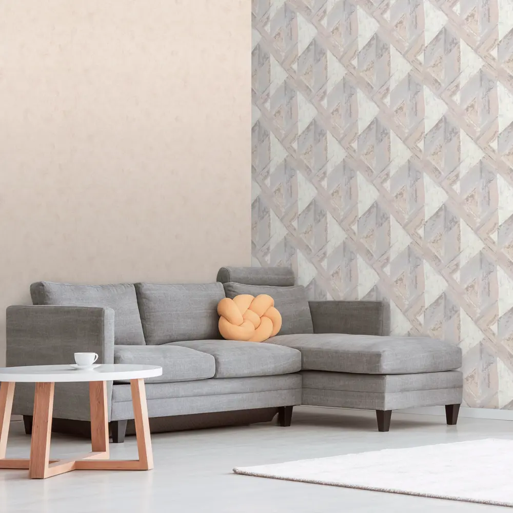 Обои флизелиновые Deco-deco Grunge бежевые 1.06 м 6022-02 83558663 STLM-2014657 - Вид №3