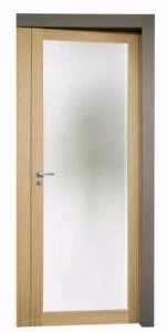 Capoferri Serramenti Распашная деревянная дверь в современном стиле со скрытыми петлями Modern