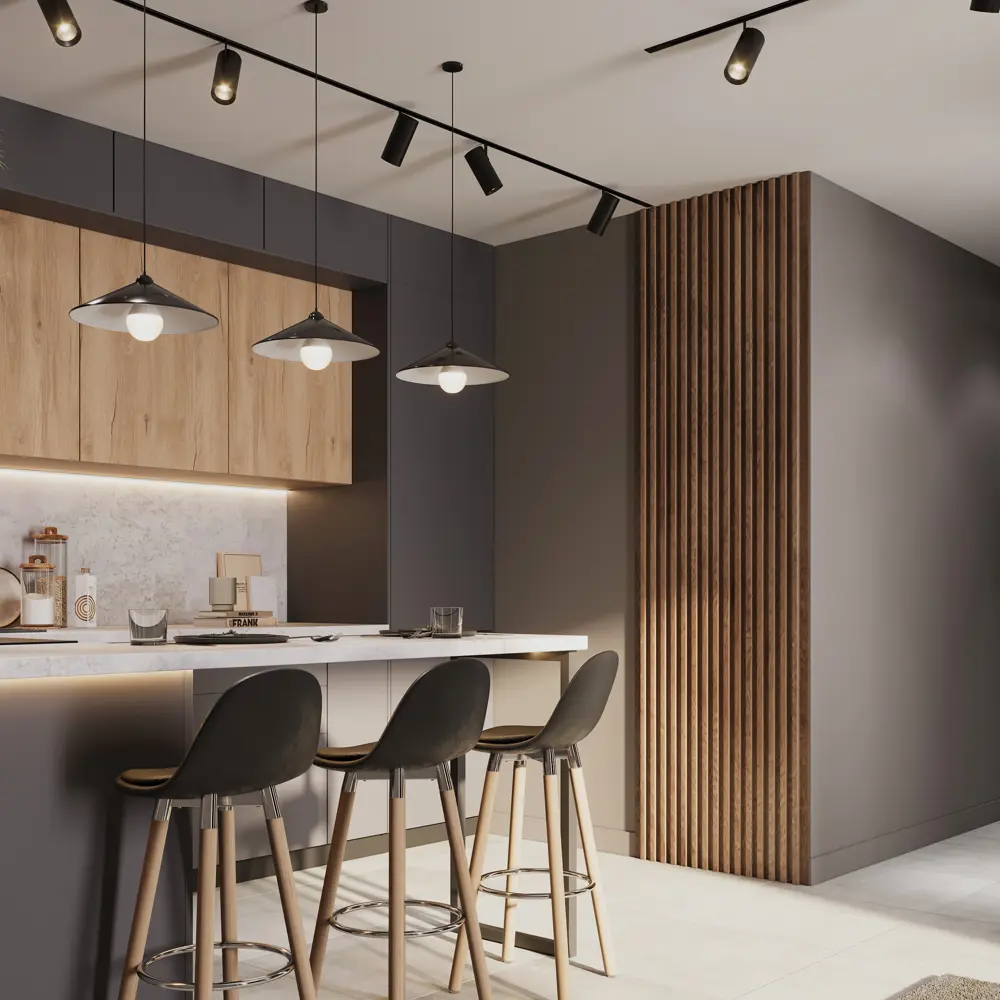 Фальшпанель для шкафа Delinia ID  «Сантьяго» 58x214 см, ЛДСП, цвет коричневый STLM-2001816 - Вид №5