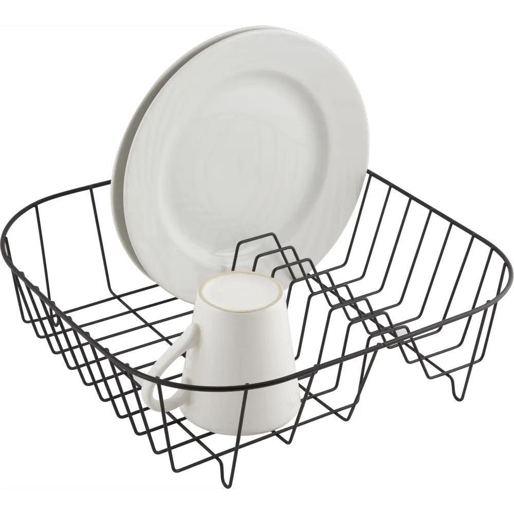 Сушилка для посуды Candore 34x34x10.5 см металл цвет серый Santreyd STLM-2006071 - Вид №3