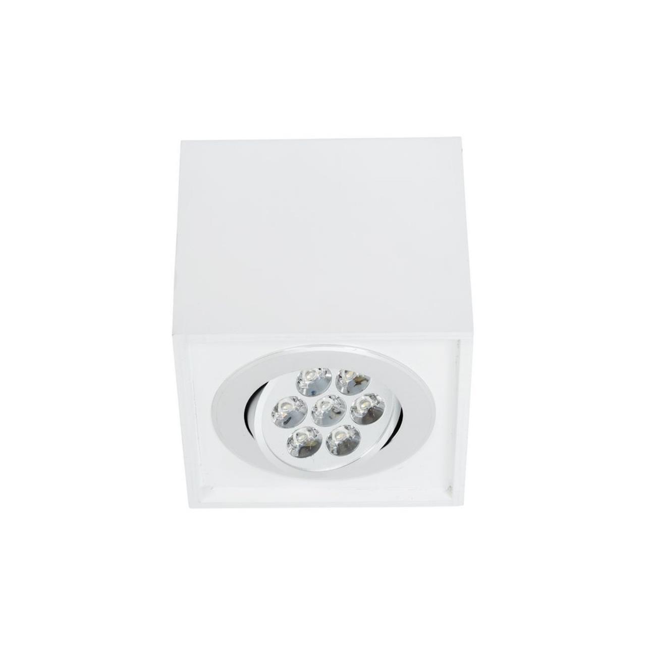 92703915 Светильник накладной BOX LED WHITE 7W 6422, 7 ламп, 4 м², цвет белый STLM-0534679 NOWODVORSKI