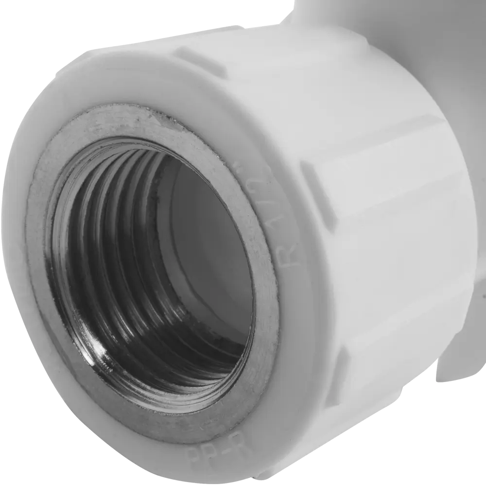 ПОЛИТЭК Колено настенное с резьбой 1/2" для трубопровода 13564980 STLM-0003377 - Вид №1