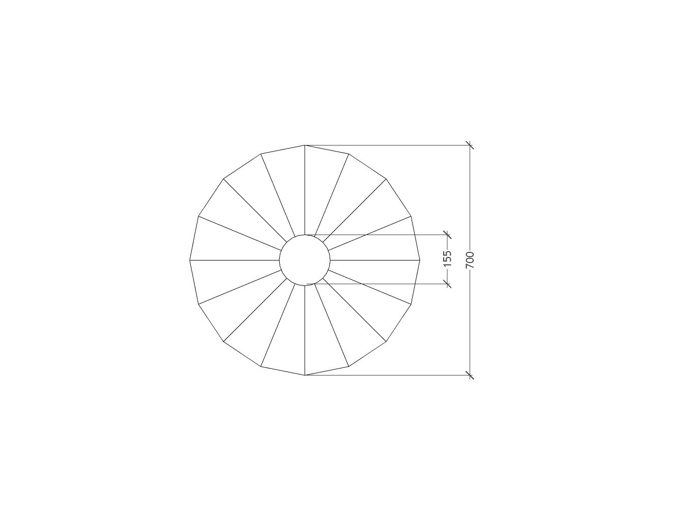 Термоформованный стеклянный потолочный светильник ручной работы RADAR INTERIOR ZENITH / FRACTALE ARCH-00063775 - Вид №10