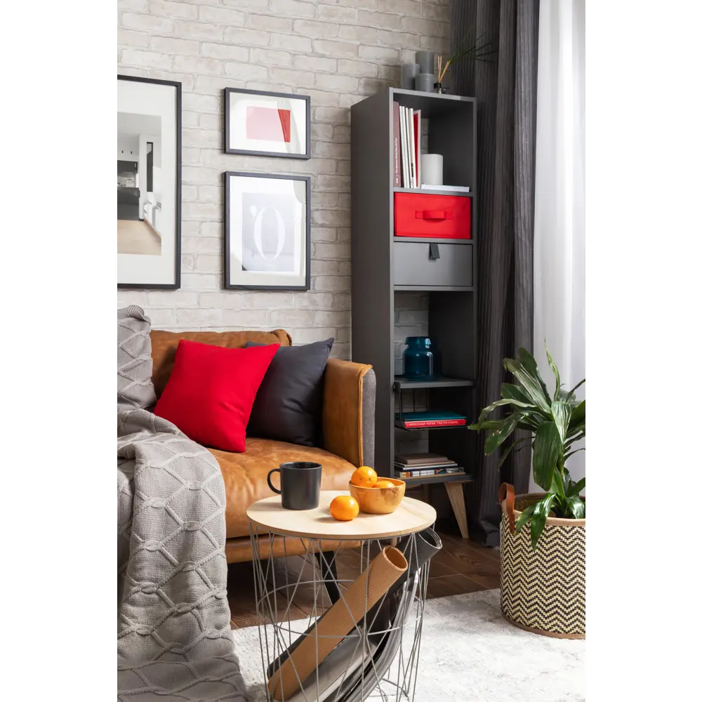 Короб Spaceo KUB Carmen 15x31x31 см 14.4 л полиэстер цвет красный STLM-2162041 - Вид №5