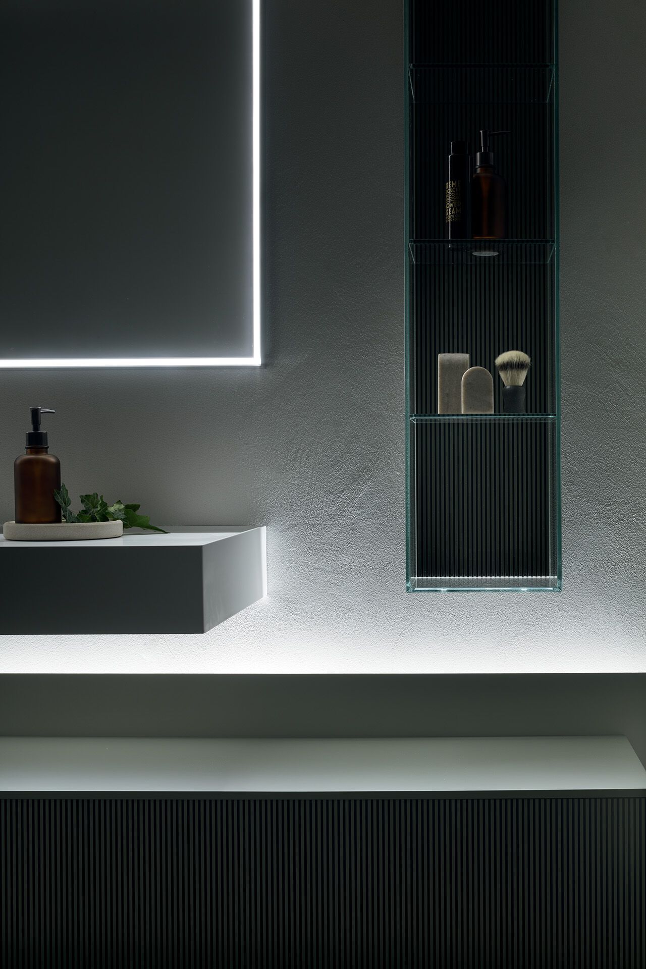 Шкаф для умывальника с выдвижными ящиками ARCOM Pollock текстуры ARCH-00074399 - Вид №3