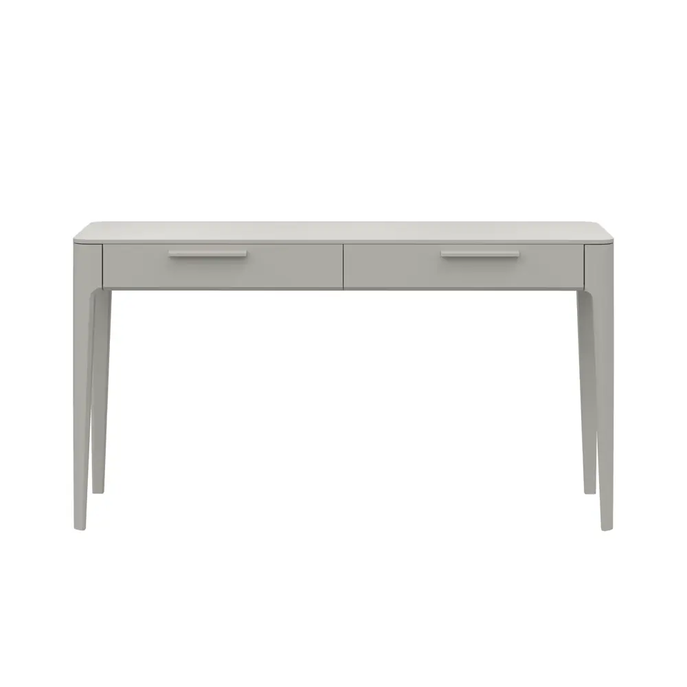 Консоль напольная Ellipse Furniture Type 140x80x45 см 2 ящика МДФ цвет молочный