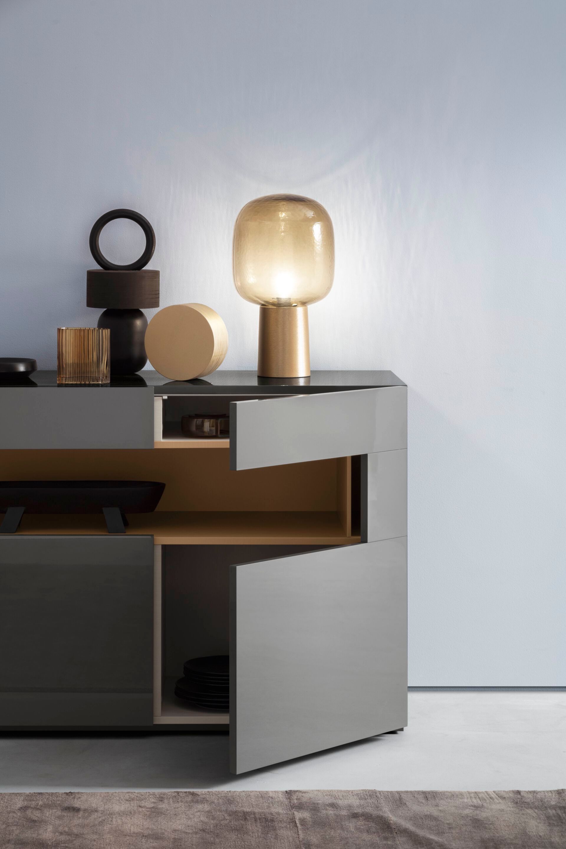 Деревянный шкаф с распашными дверями Alf DaFrè Metropolis ARCH-00132346 - Вид №3