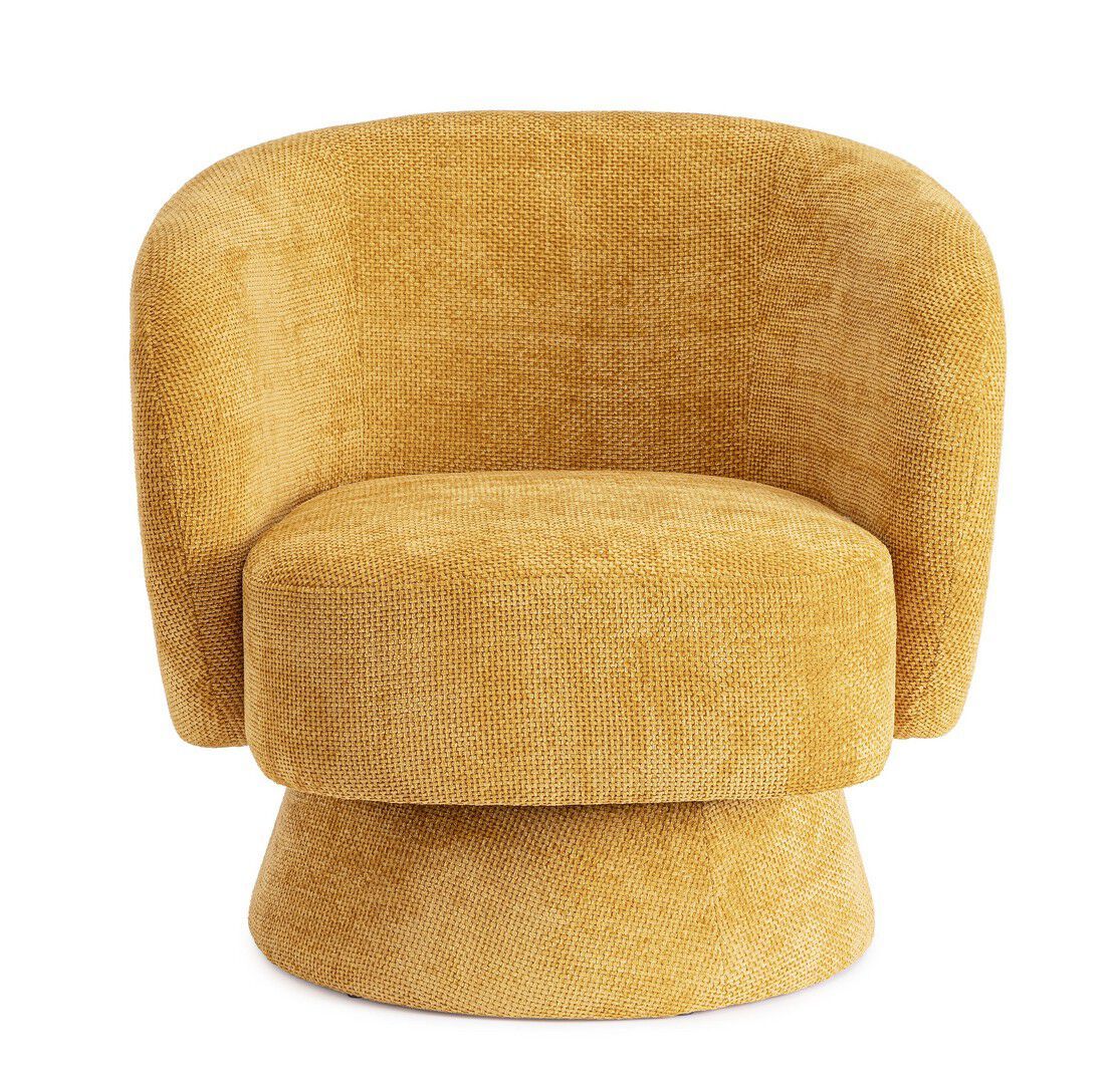 Тканевое вращающееся кресло с подлокотниками BIZZOTTO JULIENNE ARCH-00085188 - Вид №3