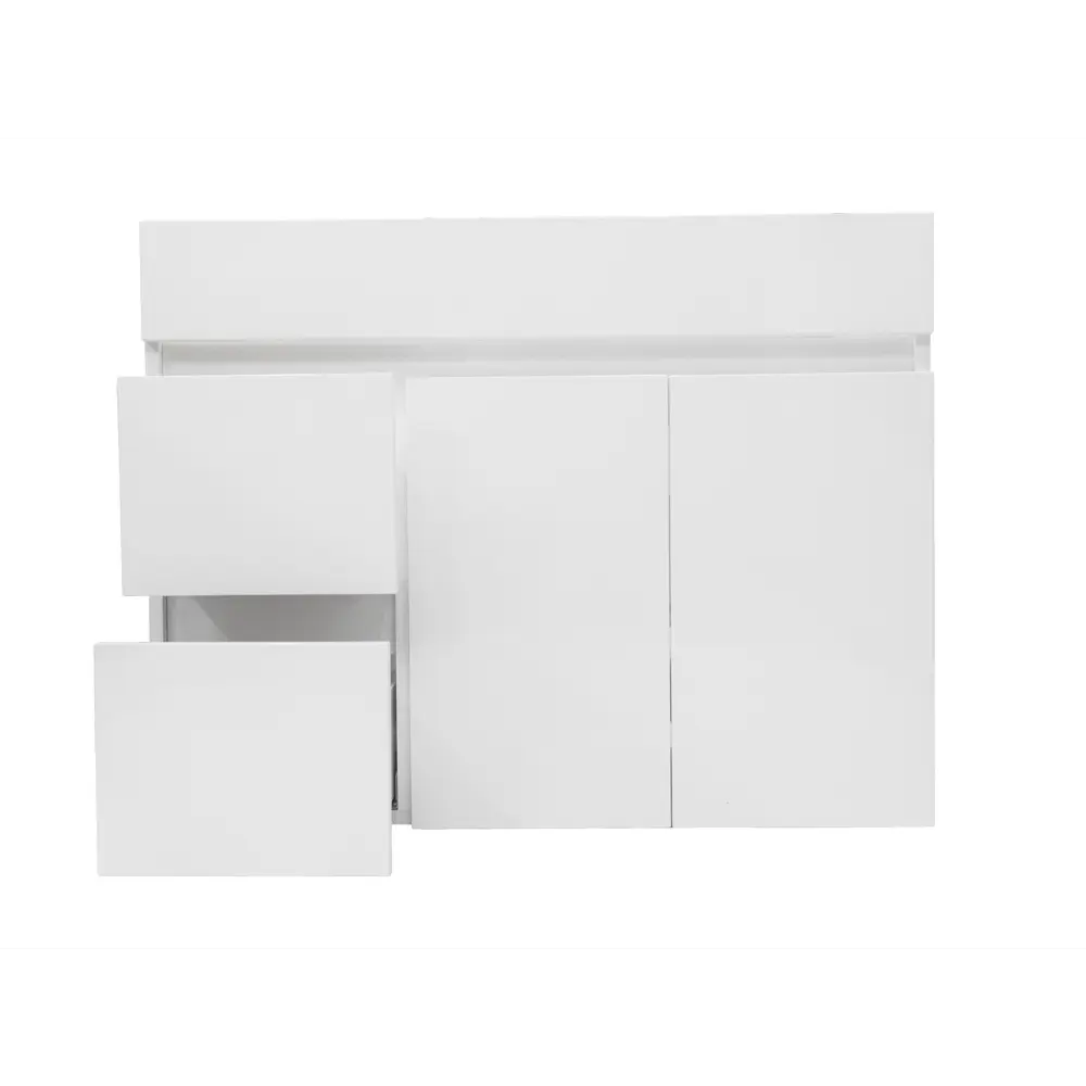 Тумба в ванную Лайн 78x87x43 см ЛДСП цвет белый 84723474 STLM-2171057 Santreyd - Вид №1