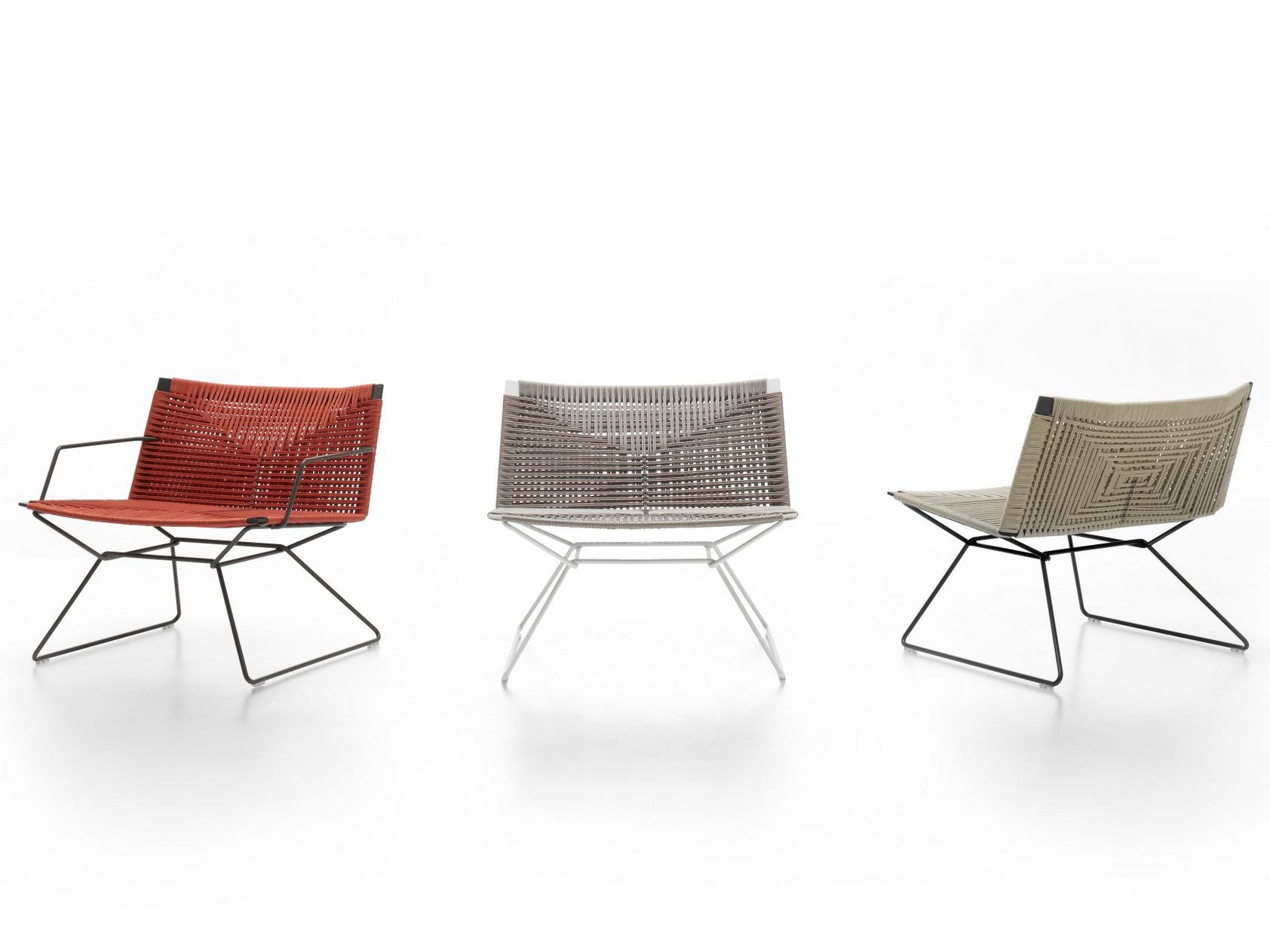 Веревочный сани сад стул MDF Italia ARCH-00111862 - Вид №1