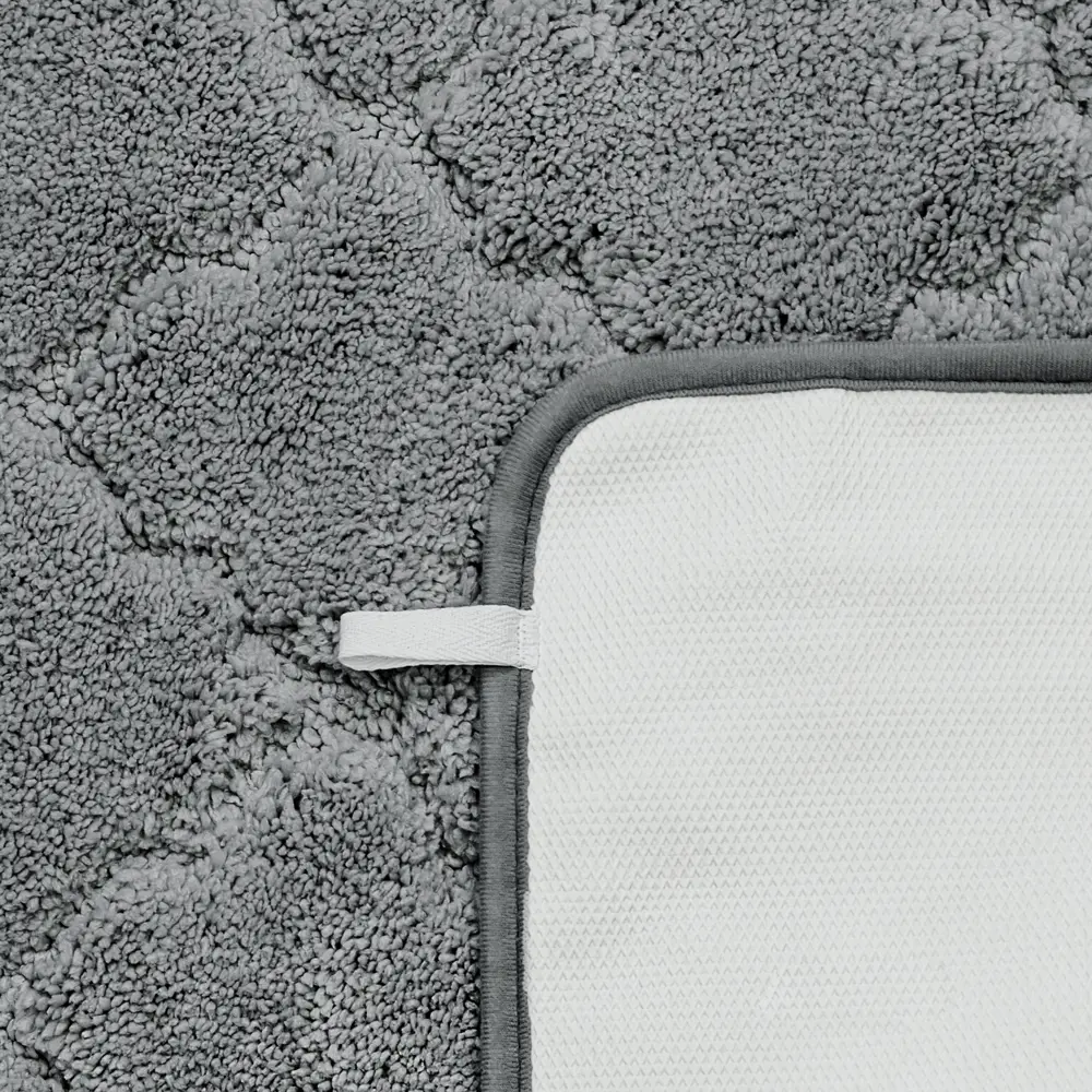 BATH PLUS Лана — коврик для ванной графитовый 70×120 см 89380467 STLM-1578743 - Вид №3