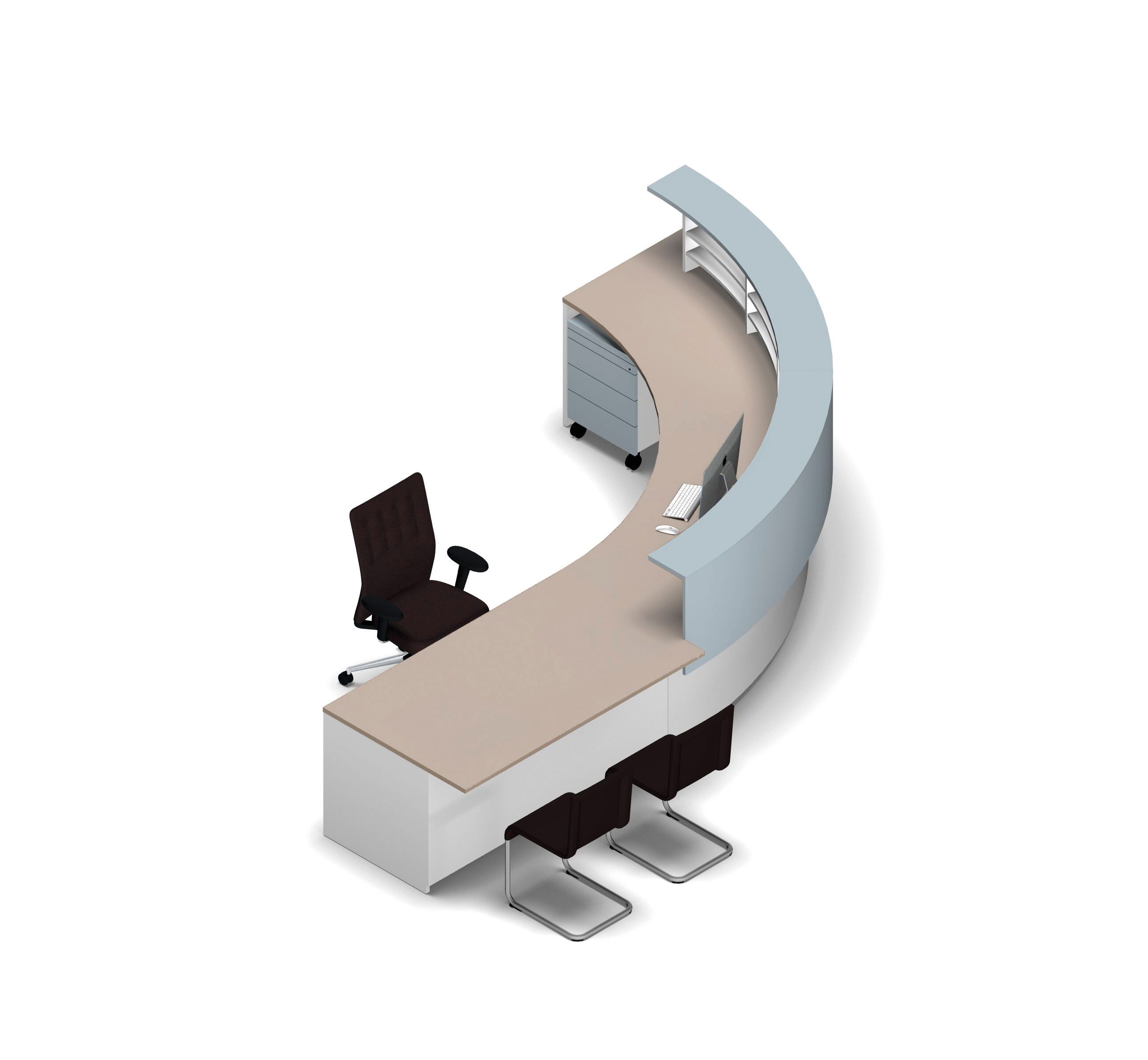 Модульная стойка регистрации werner works cockpit 2.0 ARCH-00056077 - Вид №17