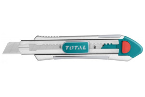 15845388 Нож с выдвижным лезвием с алюминиевым корпусом TG5121806 TOTAL