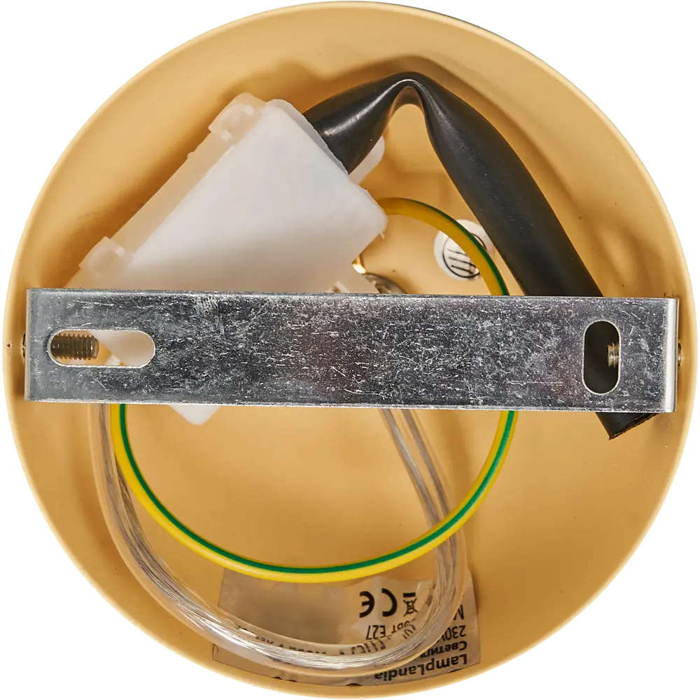 Светильник подвесной Morila, 1 лампа, цвет желтый LAMPLANDIA STLM-2094567 - Вид №6