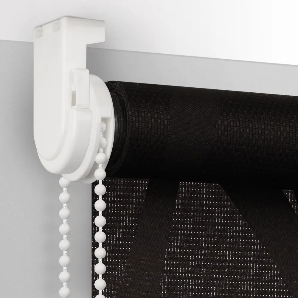 Штора рулонная Bella 120x175 см чёрная PRAKTO STLM-2102314 - Вид №2