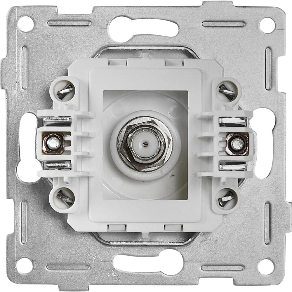 Розетка антенная встраиваемая Gusi Electric без заземления цвет жемчуг Ugra STLM-2091287 - Вид №3