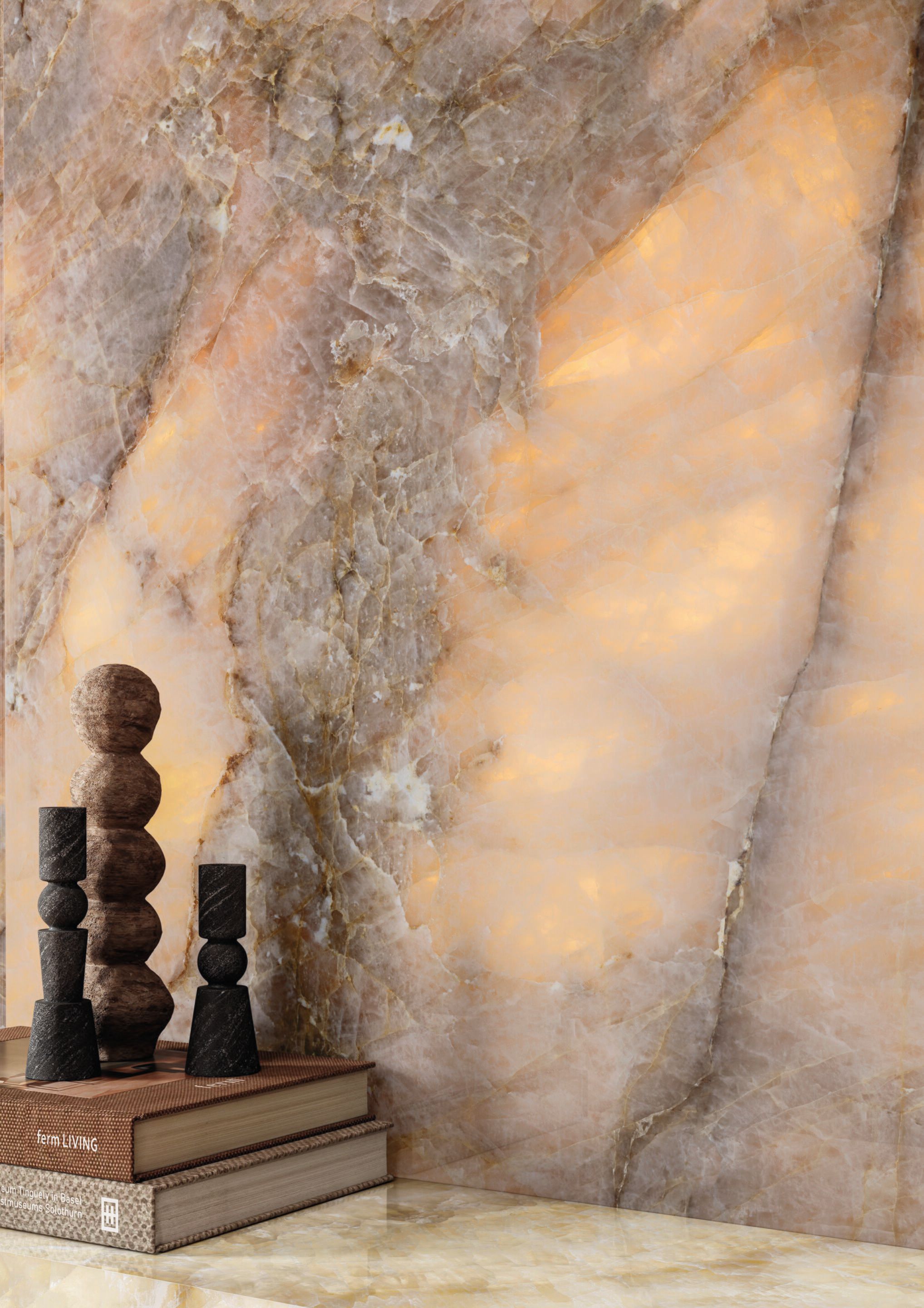 Мраморный пол / покрытие EmilCeramica Lumia Marble Tele ARCH-00018307 - Вид №1