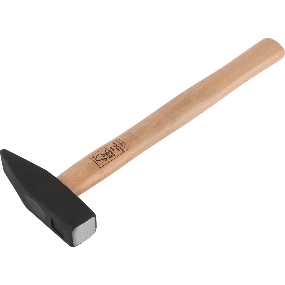 Молоток слесарный Vertextools с деревянной рукояткой 800 г 84409886 STLM-0049625