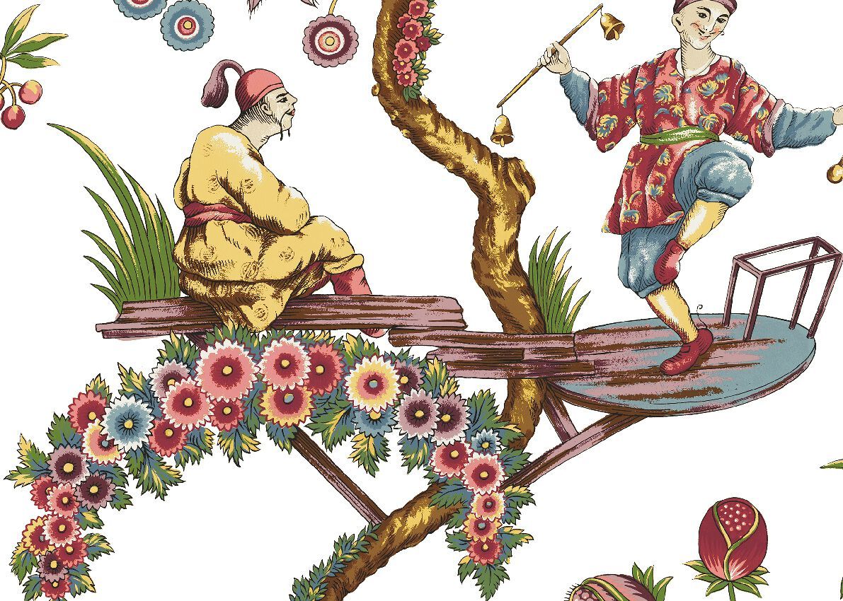 Нетканые обои с рисунком Jannelli&Volpi SCALAMANDRÉ ARCH-00091858 - Вид №3