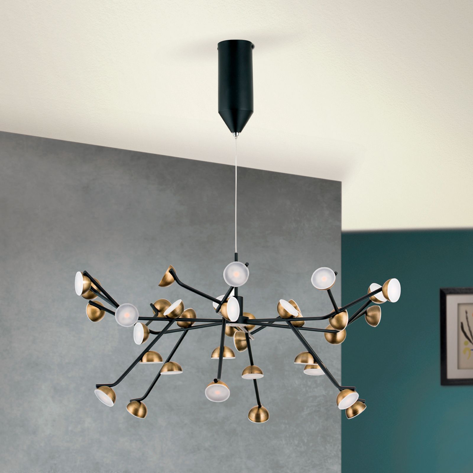 Металлический светодиодный подвесной светильник Orion Blossom ARCH-00055305 - Вид №1