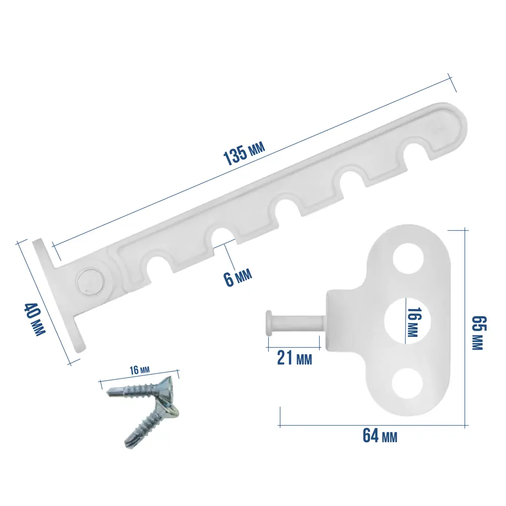 Ограничитель оконный MONLID металл цвет белый STLM-2051263 - Вид №4