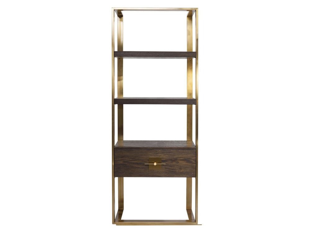 Стальная и деревянная полка с выдвижными ящиками KARE Design Осака ARCH-00118271 - Вид №2