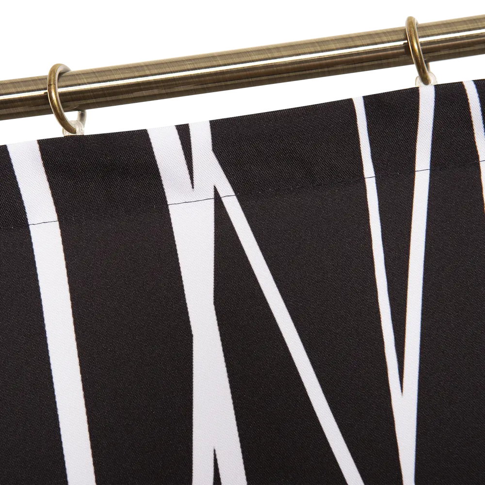 Штора на ленте «Геометрия» 140х260 см цвет чёрно-белый 18709632 STLM-2187962 SEASONS  - Вид №3