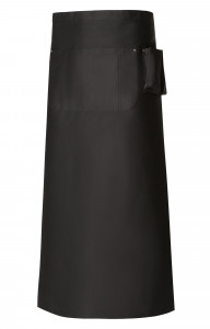 59986 Фартук  удлиненный, цвет black RICON  Одежда для официантов  размер