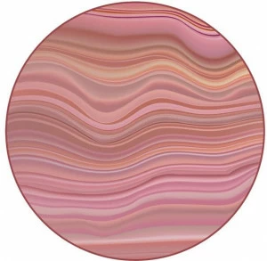 YO2 Круглый коврик с рисунком из полиамида Marble colors