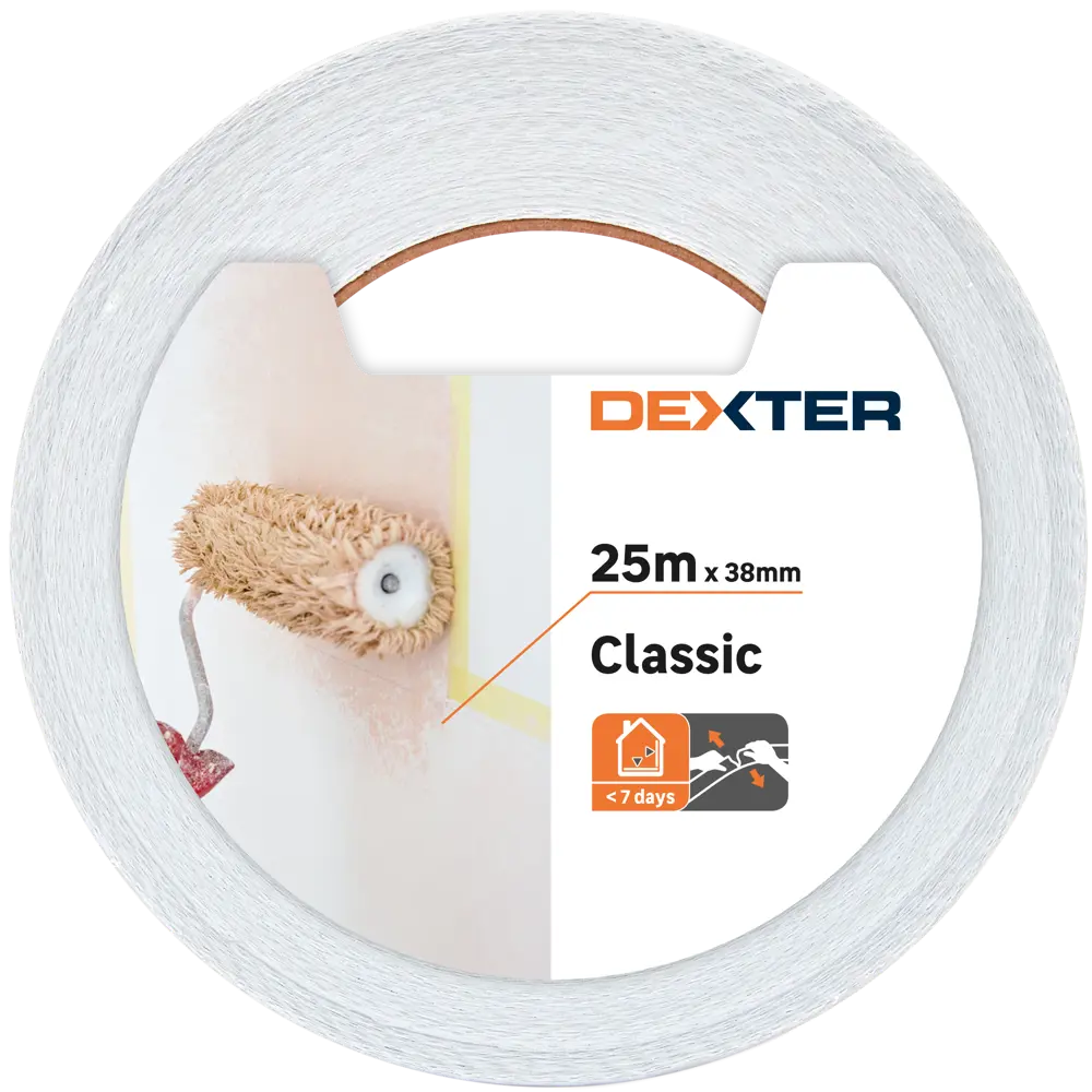 Лента малярная Dexter 38 мм х 25 м STLM-2017083 - Вид №1