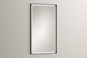 6743001899 , sp.fr600.s1, алюминий, матовый черный, с порошковым покрытием Alape дизайнерские зеркала
