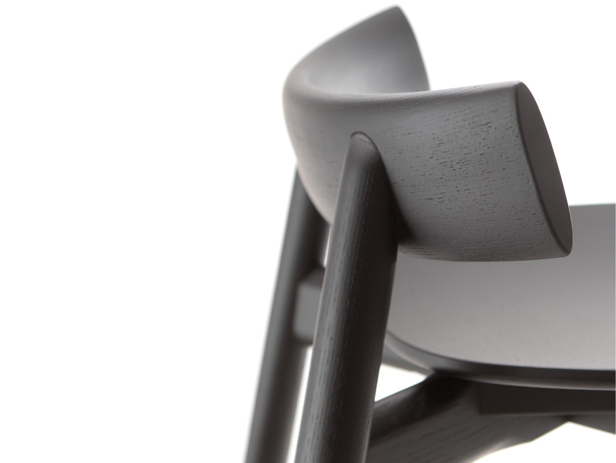 Высокий деревянный табурет с подставкой для ног Cizeta Remo ARCH-00019044 - Вид №2