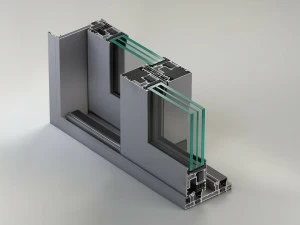 METRA Раздвижная алюминиевая дверь с тройным остеклением