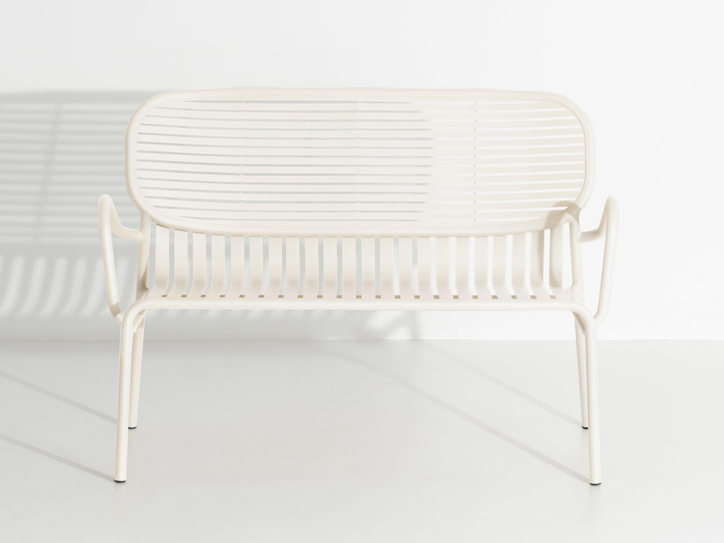 Алюминиевая садовая скамейка с порошковым покрытием с подлокотниками Petite Friture выходные ARCH-00120153 - Вид №24