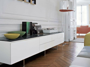 Шкаф с распашными дверцами с ящиками